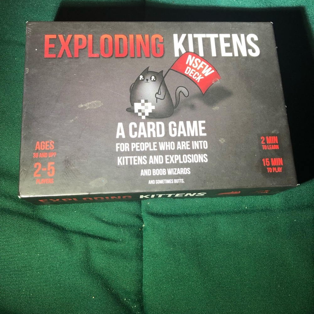 Exploding Kittens NSFW Deck Card Game- 140A $13 or 🎉